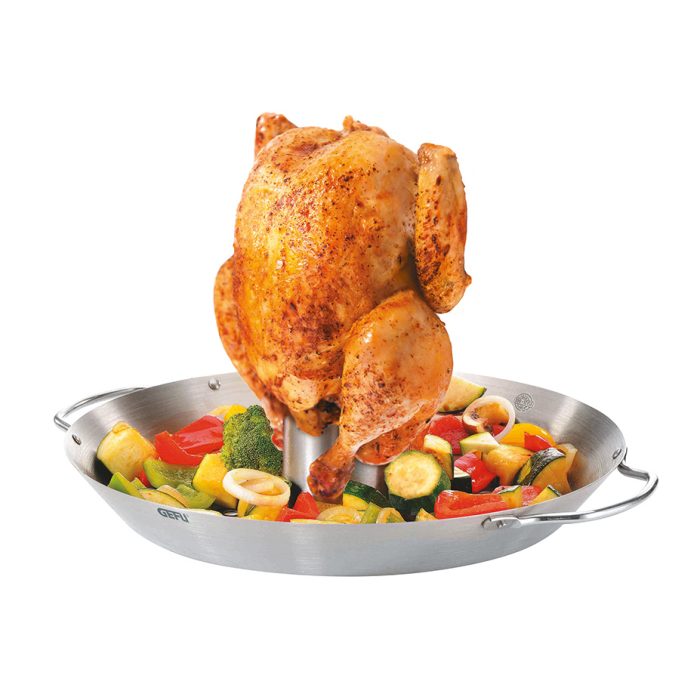 Gefu cuocipollo verticale con wok