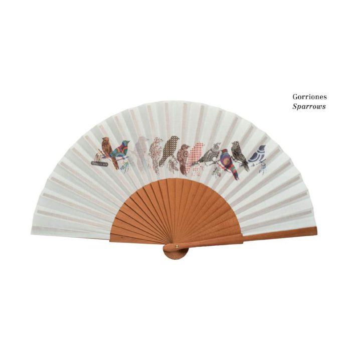 Tusitala Barcelona Ventaglio disegnato a mano