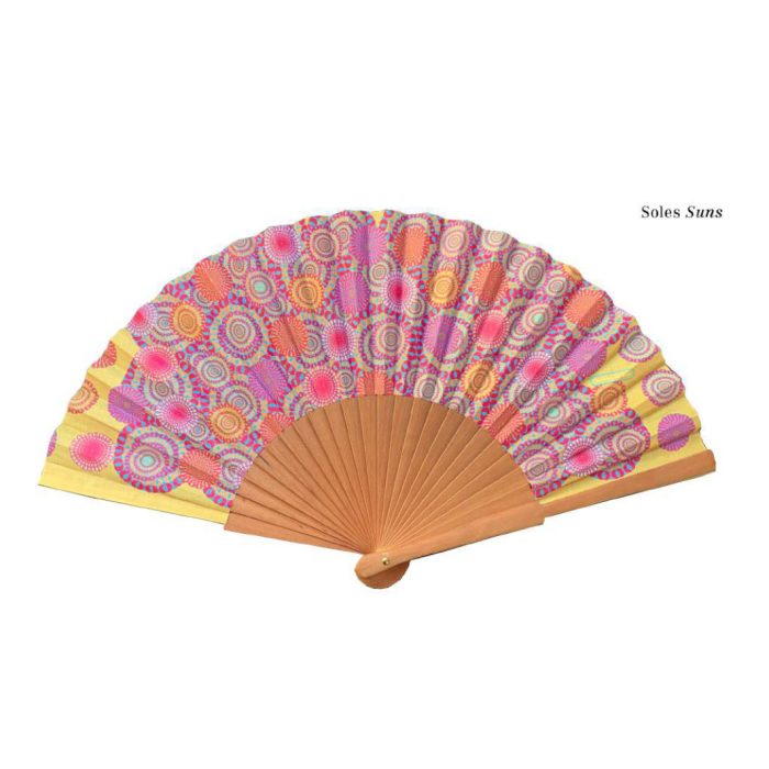 Tusitala Barcelona Ventaglio disegnato a mano