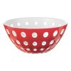 Guzzini LE MURRINE Ciotola 25cm rosso/bianco