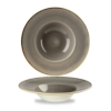Churchill Stonecast Peppercorn Grey Wide Rim Bowl 24 cm