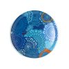 Images d'Orient Vassoio Rotondo 38 cm Moucharabieh Blue
