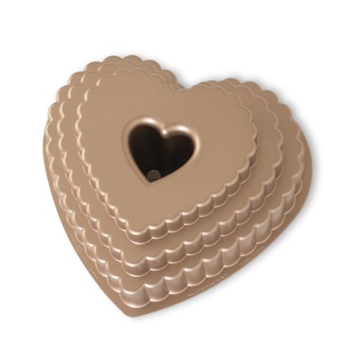 NW_89937_pr Nordic Ware Stampo Bundt Tiered Heart - NW 89937