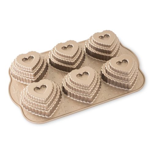 Nordic Ware Stampo Tiered Heart Cakelet - NW 90937