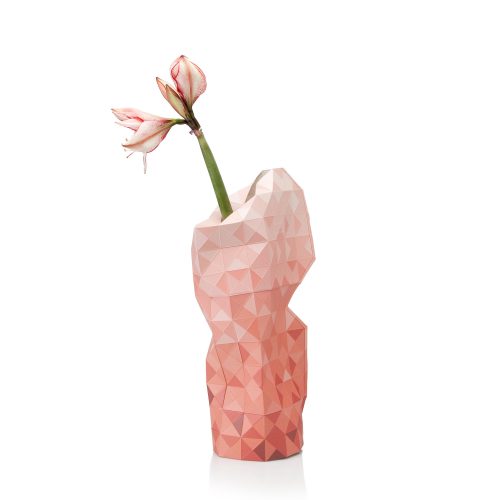 Tiny Miracles Paper vase cover Red gradient