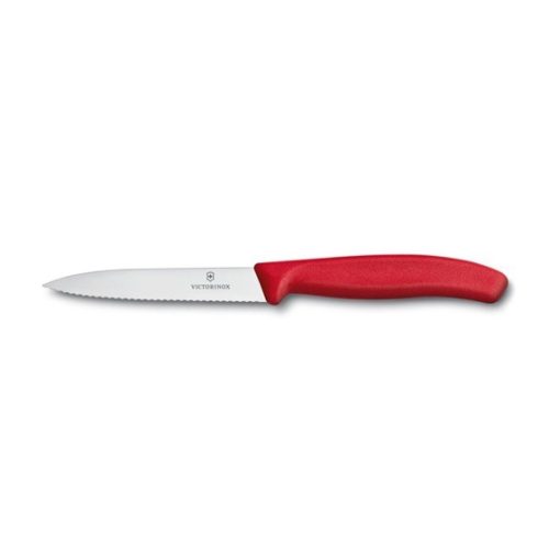 Victorinox Spelucchino Swiss Classic 10 cm ondulato - Rosso