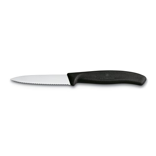 Victorinox Spelucchino Swiss Classic 8 cm ondulato - Nero