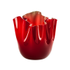 FAZZOLETTO Vaso 700.02 - rosso lattimo interno verde mela rosso lattimo interno verde mela