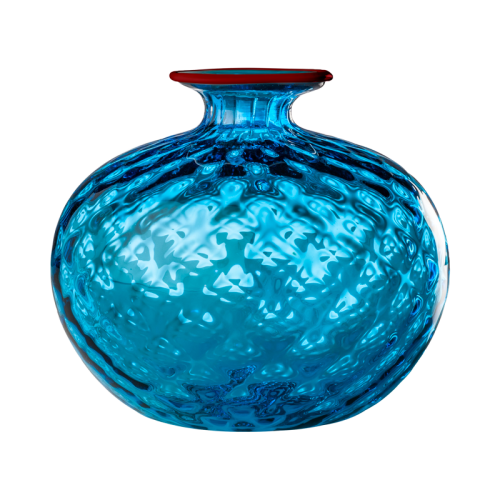 Venini Monofiore Balloton small - Acquamare - Rosso