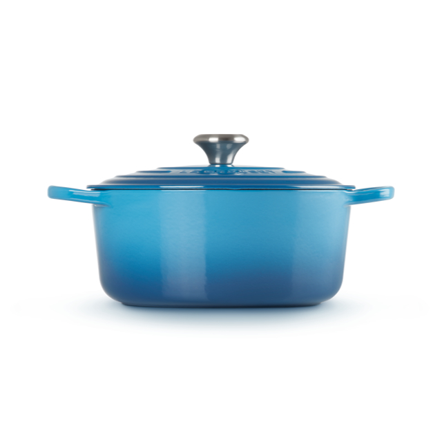 Le Creuset Cocotte rotonda Evo - Blu marsiglia