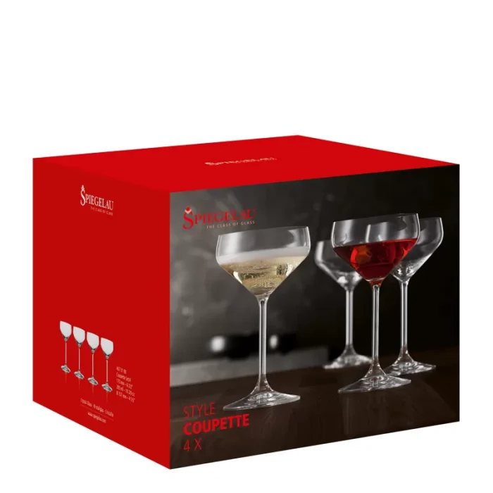 Spiegelau Set 4 bicchieri Style coppe champagne