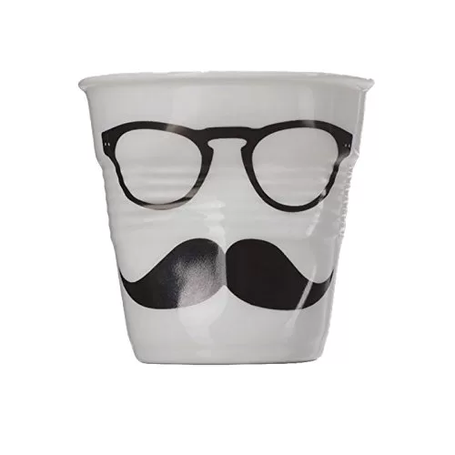 Revol Tazzina caffè espresso 8cl colorata - Bianco Monsieur