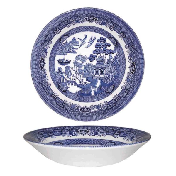 Churchill Blue Willow Coupe bowl 20 cm