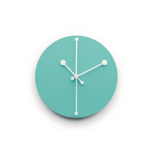 Alessi ABI11 Dotty Clock Orologio da parete azzurro
