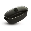 Gastrolux Casseruola ovale alta con coperchio