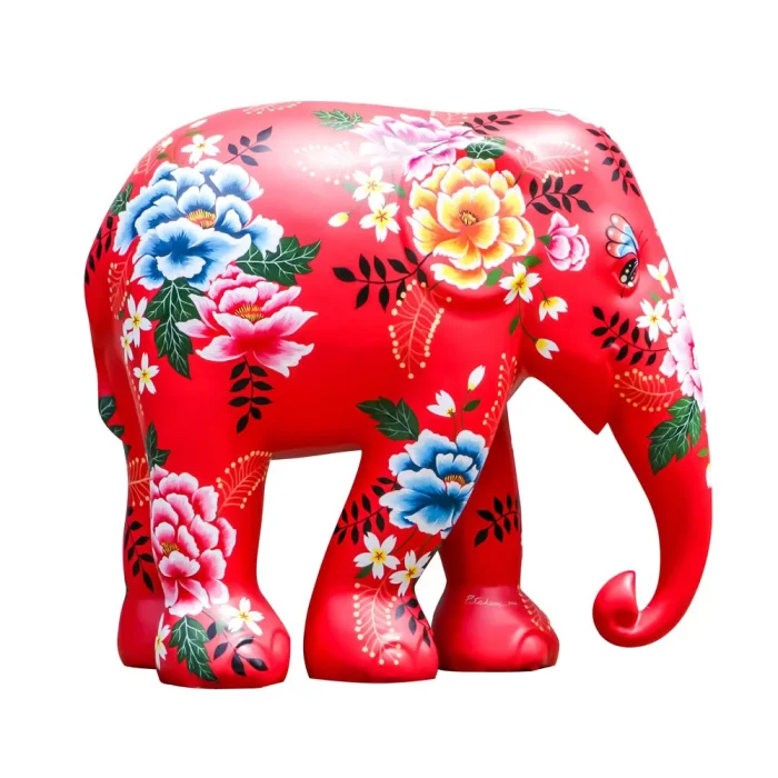 Elephant Parade elefantino Peony lover