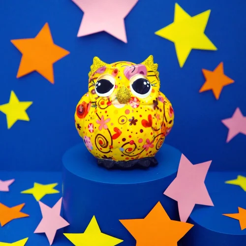 Pomme Pidou salvadanaio Gufo Olive