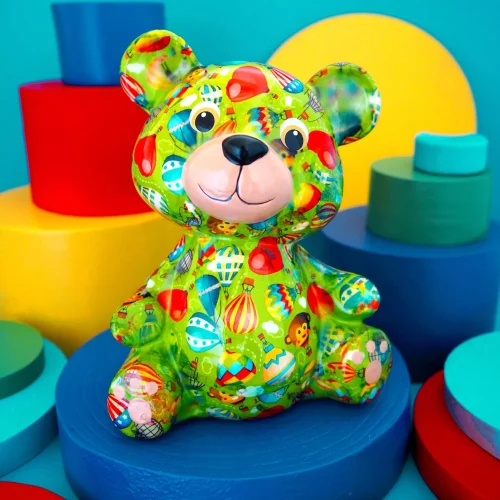 Pomme Pidou salvadanaio Teddy Bear Toto