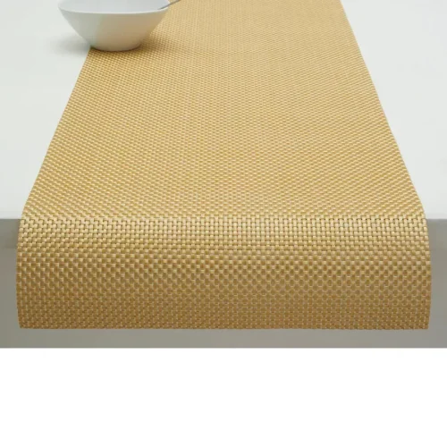 runner-gilded Chilewich Runner 36x183cm Basketweave - Gilded
