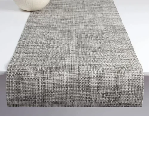 Chilewich Runner 36x183cm Mini Basketweave - Gravel