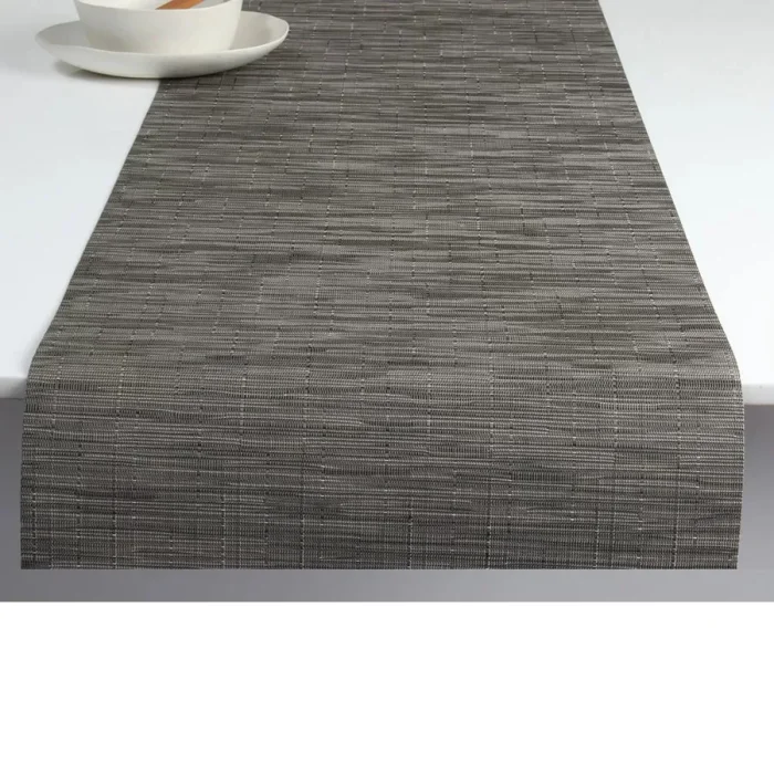 runner-grey-flannel Chilewich Runner 36x183cm Bamboo - Grey Flannel
