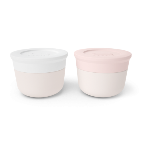 Monbento Temple S - White Natural + Pink Natural