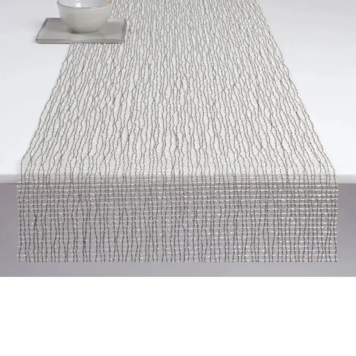 Chilewich Runner 36x183cm Lattice - Silver