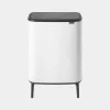 Brabantia BO TOUCH Bin Hi, 2 x 30L - bianco