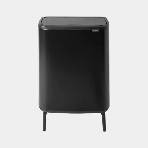Brabantia BO TOUCH Bin Hi, 2 x 30L - nero opaco