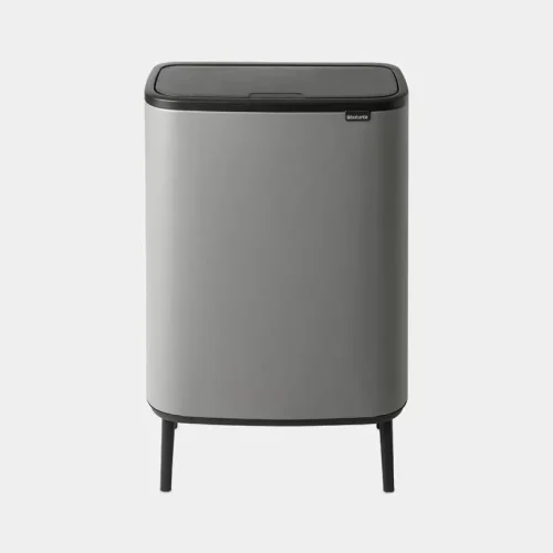 Brabantia BO TOUCH Bin Hi, 2 x 30L - mineral concrete grey