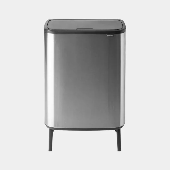 Brabantia BO TOUCH raccolta rifiuti Bin Hi, 2 x 30L - inox satinato anti-impronte