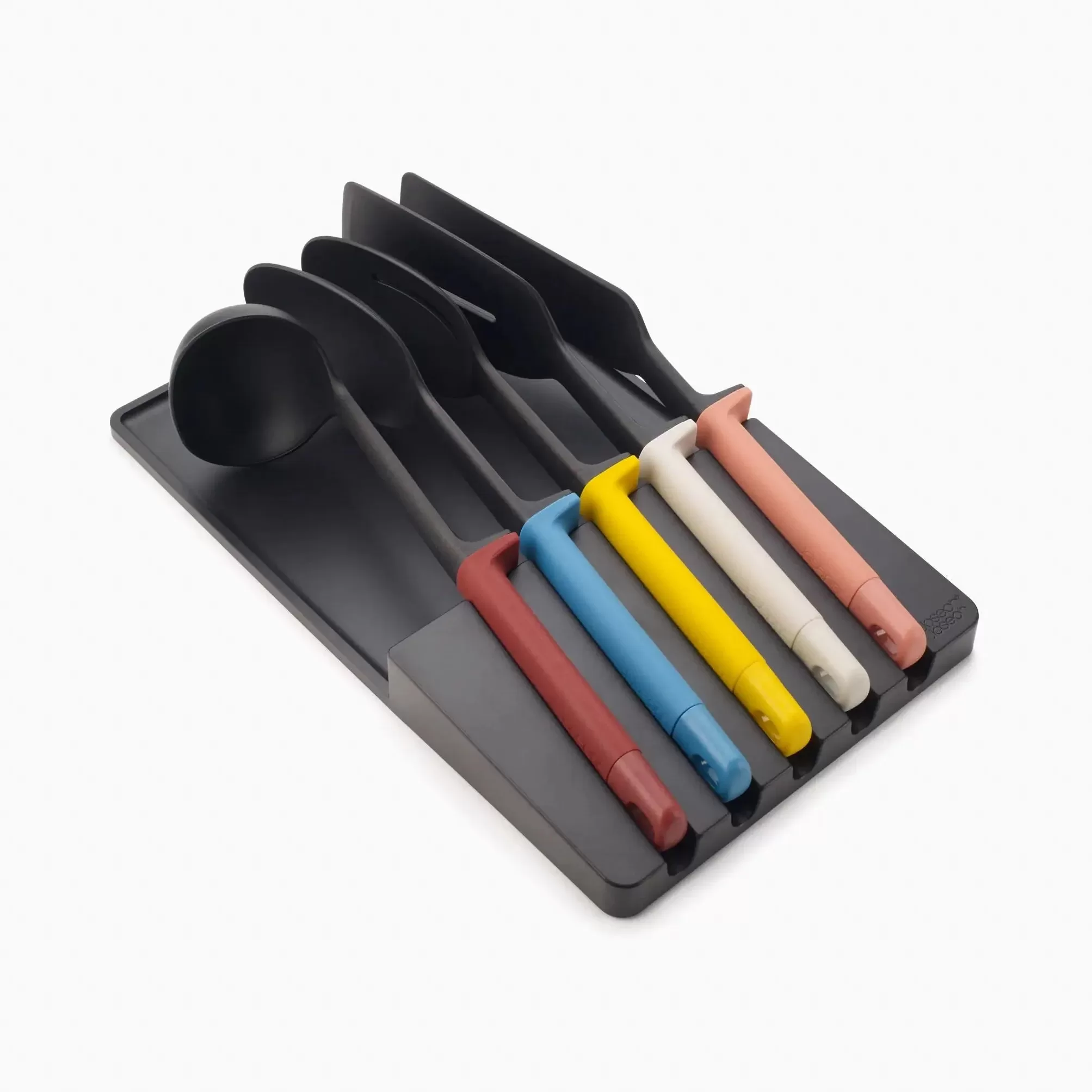 Set Utensili Da Cucina Joseph Joseph 10176 - Con Supporto Integrato Antiscivolo, Silicone Resistenti Al Calore