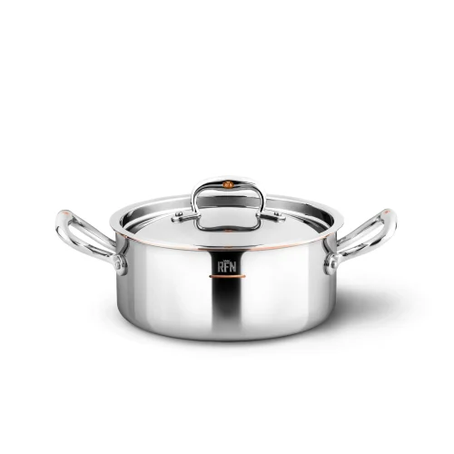 CRA1607XL Ruffoni RFN Con Cuore Casseruola 2 manici con coperchio