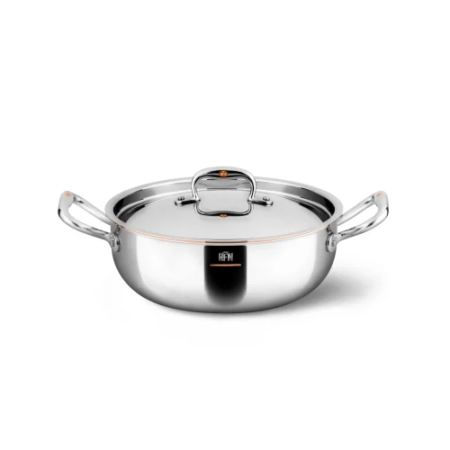 CRB2408XL Ruffoni RFN Con Cuore Casseruola bassa 2 manici con coperchio