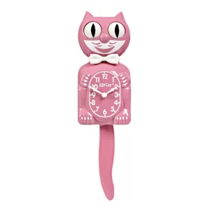 Kit-Cat Klock Pink Satin orologio da parete
