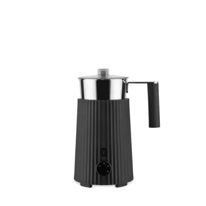 Alessi PLISSÉ Cappuccinatore nero