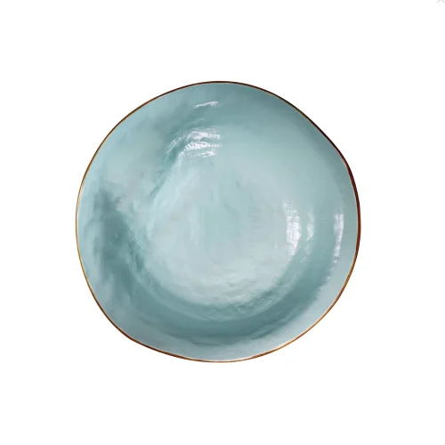 Novità Home MEDITERRANEO Piatto fondo turchese