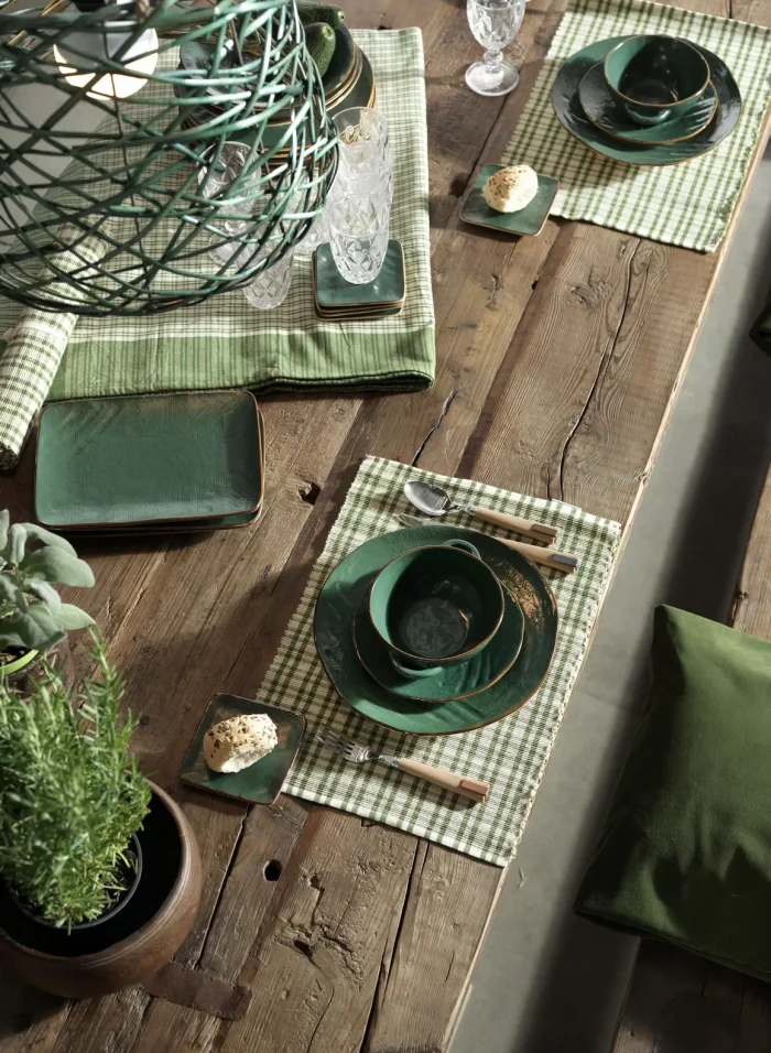 Novità Home MEDITERRANEO Piatto fondo verde