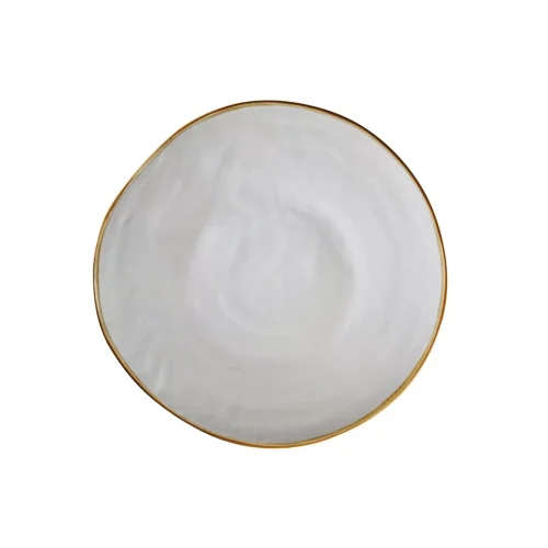 Novità Home MEDITERRANEO Piatto piano bianco