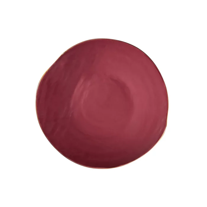 Novità Home MEDITERRANEO Piatto piano rosso