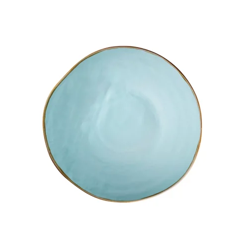 Novità Home MEDITERRANEO Piatto piano turchese