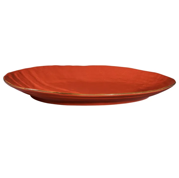 Novità Home MEDITERRANEO Vassoio ovale 40,5x28x4,5cm arancio