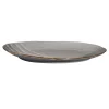 Vassoio ovale grigio Novità Home MEDITERRANEO Vassoio ovale 40,5x28x4,5cm fango