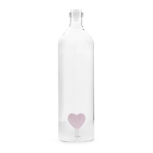 bottle-love-1-2-l-borosilicate-26811 Balvi CUORE ROSA bottiglia 1,2L