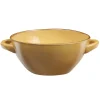 Novità Home MEDITERRANEO Ciotola zuppa con manici 20x15x7cm giallo