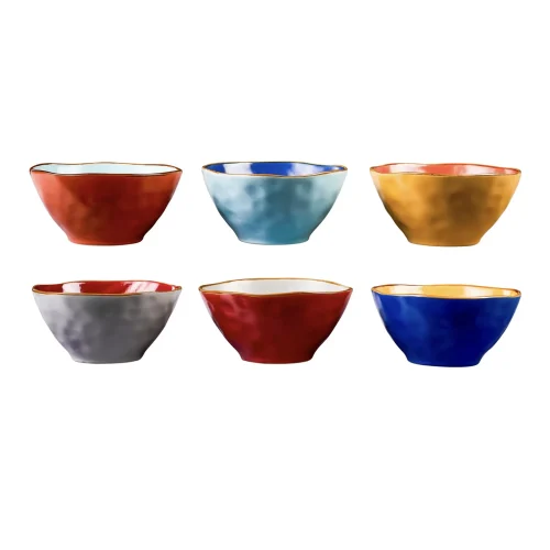 Novità Home MEDITERRANEO Insalatiera piccola 17,5x17,5x8,5cm colori assortiti