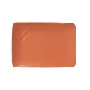 Novità Home MEDITERRANEO Piatto rettangolare 27x19,5x2cm arancio