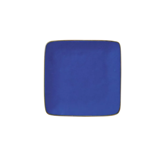 quadrato blu Novità Home MEDITERRANEO Piattino quadro 12x12x2cm blu