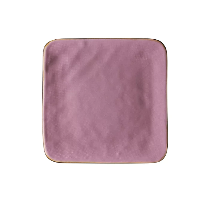 Novità Home MEDITERRANEO Piattino quadro 12x12x2cm rosa