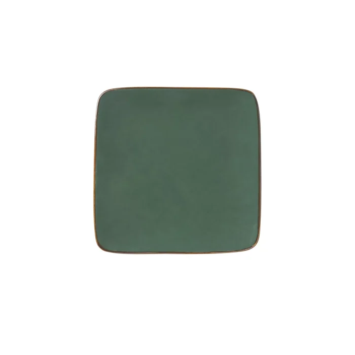 quadrato verde Novità Home MEDITERRANEO Piattino quadro 12x12x2cm verde